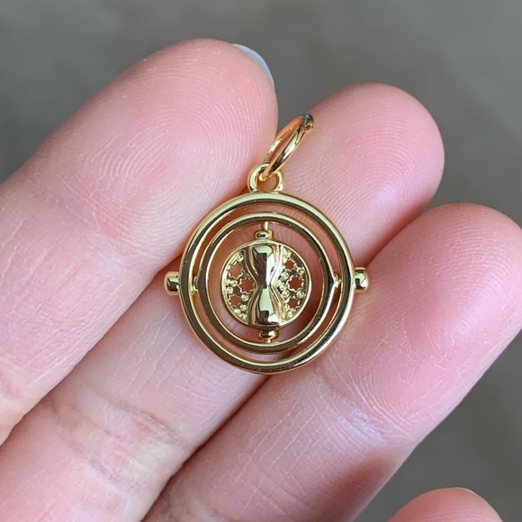 NWOT Harry Potter Time Turner Gold Charm Jewelry - Picture 4 of 12